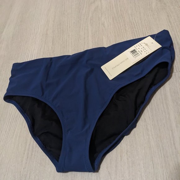 Profile by Gottex - Navy Blue Seamless Basic Swimsuit Bottom - Picture 3 of 3